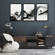 Modern Wall Art Living Room | Set of 3 Asian Inspired Wall art Prints