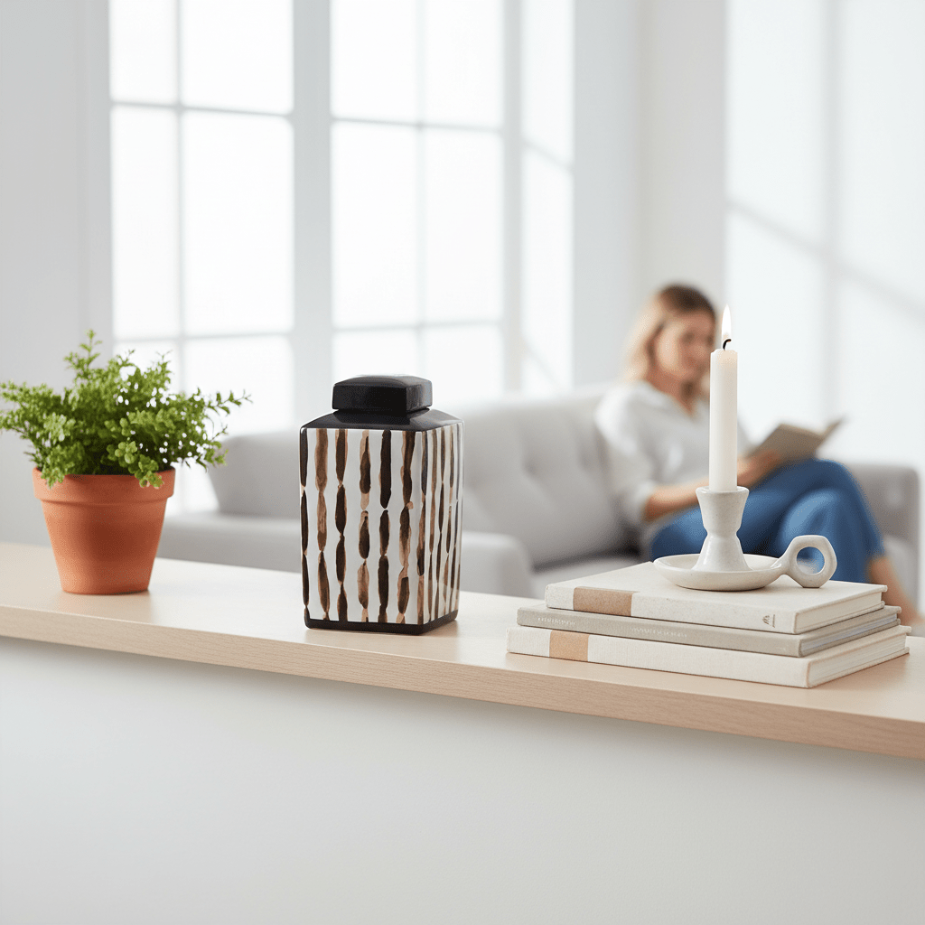 Mona Large Ceramic Jar