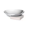 Montor Premium Polished Stainless Steel Bowl - Modern Decorative Centerpiece
