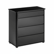 Moritz Black High Gloss 4 Drawer Chest