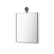 Morma Black Wall Mirror - Contemporary Steel Frame 40x50cm