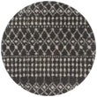 Moroccan Dark Grey Shaggy Rug | 1040
