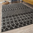 Moroccan Dark Grey Shaggy Rug | 1040
