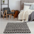 Moroccan Dark Grey Shaggy Rug | 1040