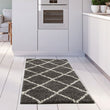 Moroccan Dark Grey Shaggy Rug | 540