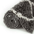 Moroccan Dark Grey Shaggy Rug | 540
