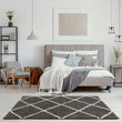 Moroccan Dark Grey Shaggy Rug | 540