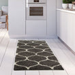 Moroccan Dark Grey Shaggy Rug | 640