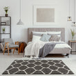 Moroccan Dark Grey Shaggy Rug | 640