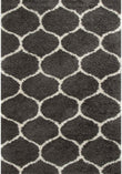 Moroccan Dark Grey Shaggy Rug | 640