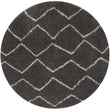 Moroccan Dark Grey Shaggy Rug | 840