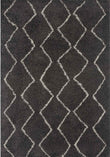 Moroccan Dark Grey Shaggy Rug | 840