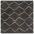 Moroccan Dark Grey Shaggy Rug | 840