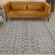 Moroccan Grey Shaggy Rug | 1010