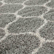 Moroccan Grey Shaggy Rug | 610