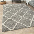 Moroccan Grey Shaggy Rug | 710