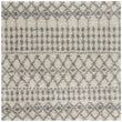 Moroccan Ivory Grey Shaggy Rug | 1000