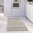 Moroccan Ivory Grey Shaggy Rug | 1000