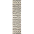 Moroccan Ivory Grey Shaggy Rug | 900