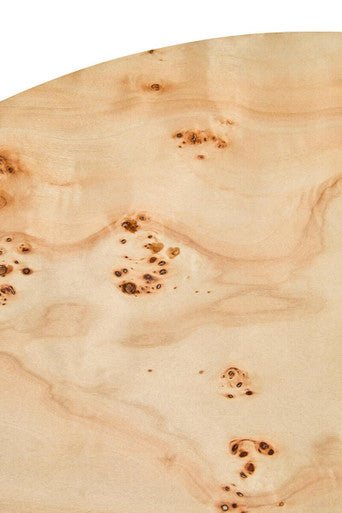 Mota Burl Wood Design Round Coffee Table
