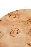 Mota Burl Wood Design Round Side Table
