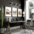 Motivational Office Wall Art Paris Autumn Watercolour wall art 