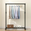Movable Drying Rack with Wheels, Telescopic Metal Drying Rack, Adjustable Drying Rack for Laundry