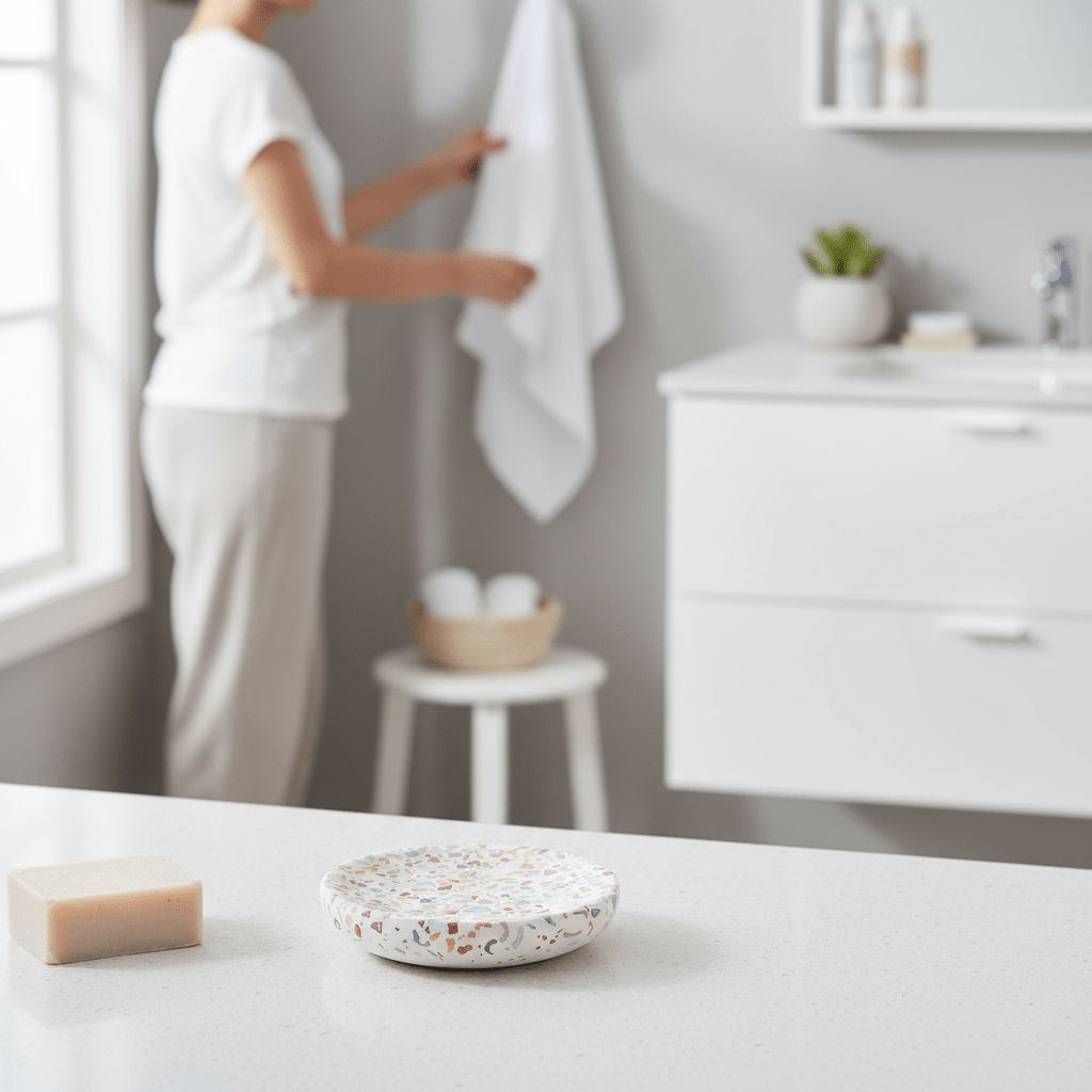 Mozie Terrazzo Effect Soap Dish
