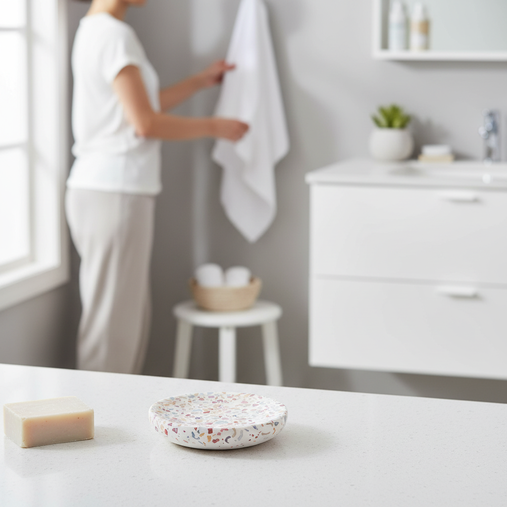 Mozie Terrazzo Effect Soap Dish