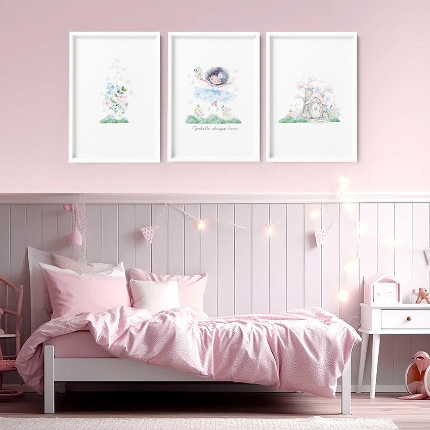 Murals For Nursery Rooms | Set of 3 wall art prints