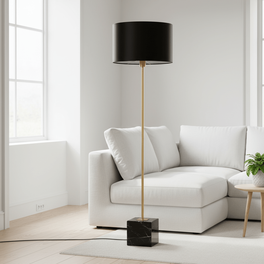 Murdoch Black Floor Lamp
