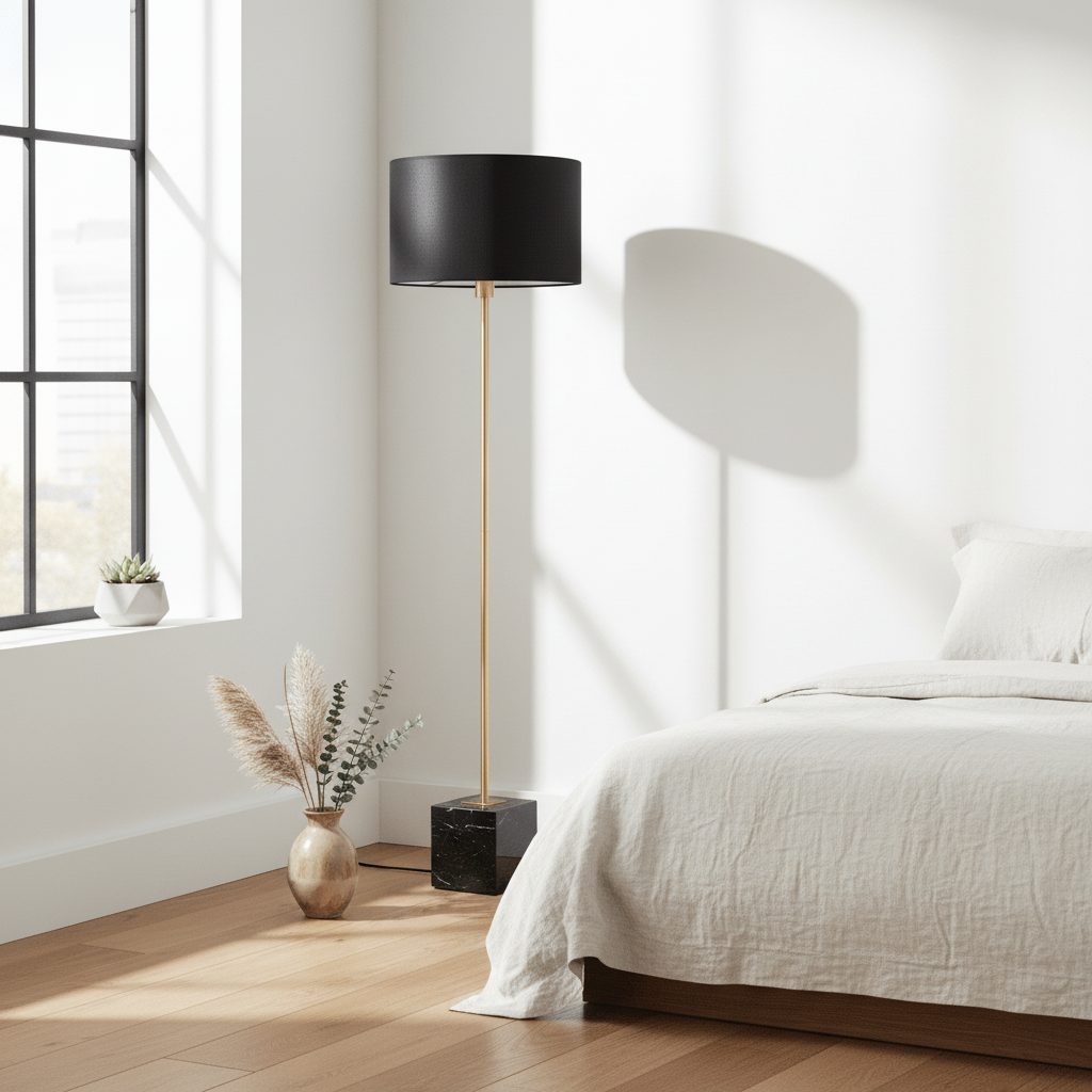 Murdoch Black Floor Lamp