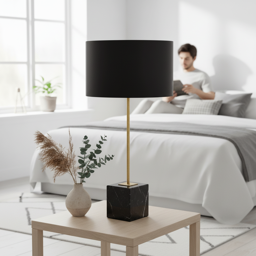 Murdoch Black Table Lamp