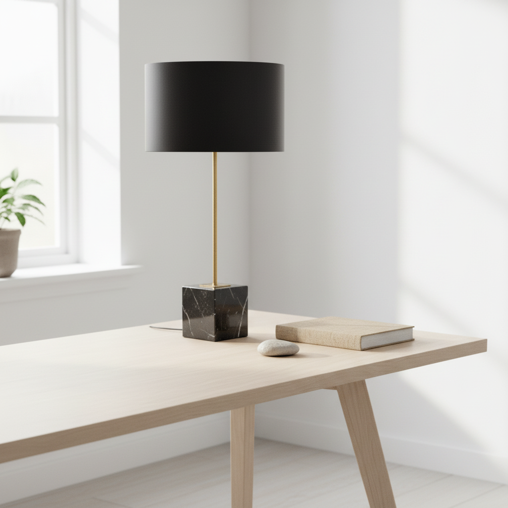 Murdoch Black Table Lamp