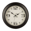 Myers Matt Black Metal Wall Clock