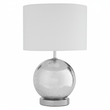Naomi White Fabric Shade Table Lamp
