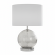 Naomi White Fabric Shade Table Lamp