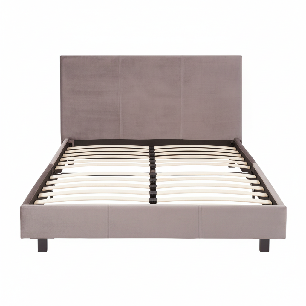 Napoli Grey King Bed