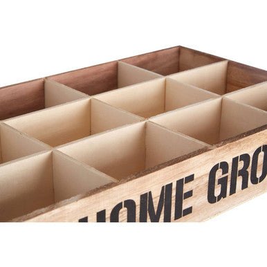 Naresso 12 Compartments Herbs Seed Crate