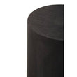 Naro Black And Gold Concrete Look Side Table
