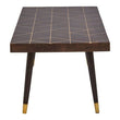 Naro Mango Wood And Gold Finishing Coffee Table