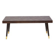 Naro Mango Wood And Gold Finishing Coffee Table