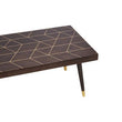 Naro Mango Wood And Gold Finishing Coffee Table