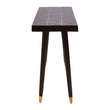 Naro Mango Wood And Gold Finishing Console Table