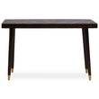 Naro Mango Wood And Gold Finishing Console Table