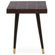Naro Mango Wood And Gold Tip Legs Side Table