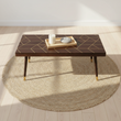 Naro Mango Wood And Gold Finishing Coffee Table