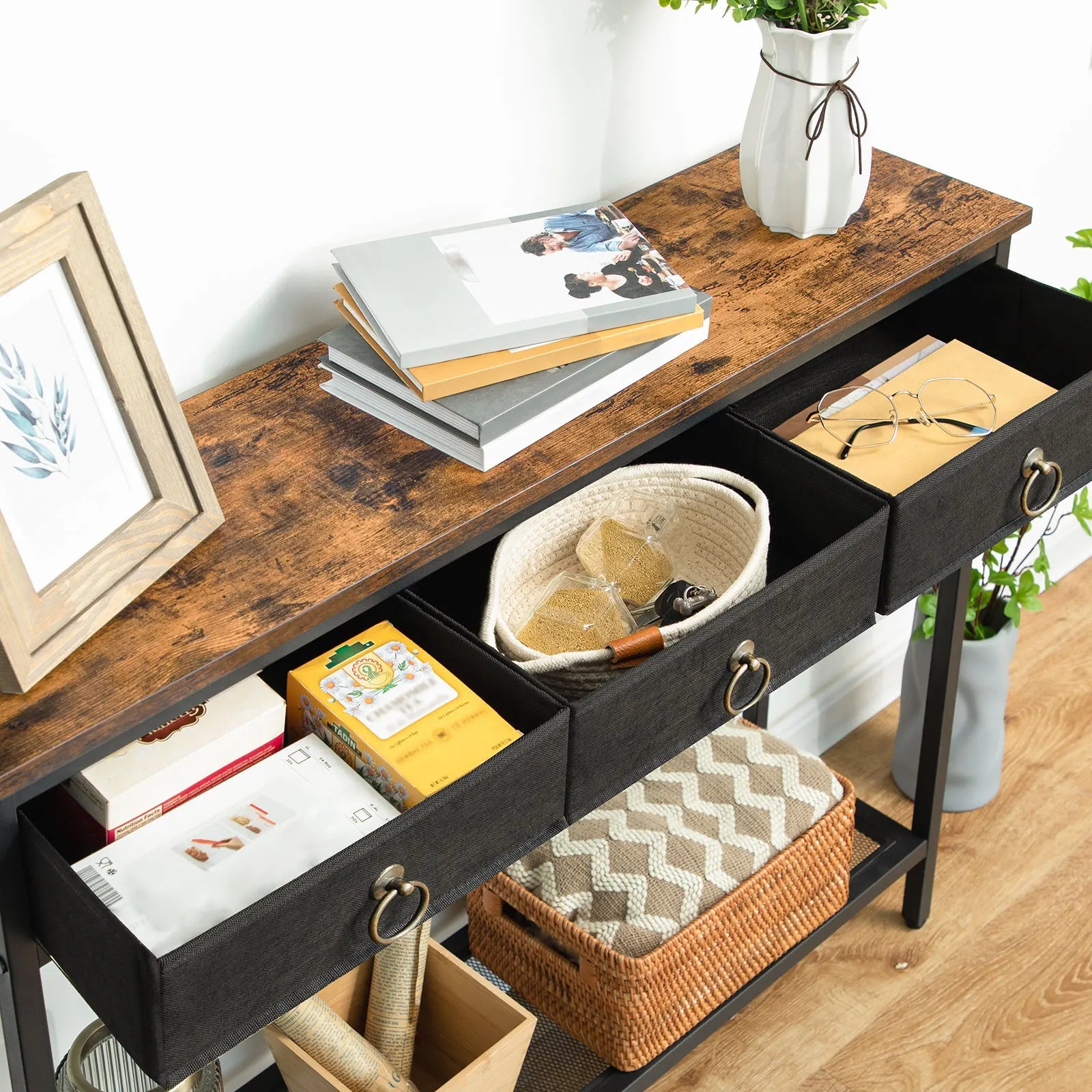 Narrow Entryway Console Table