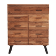 Nashik 9 Drawer Acacia Chest