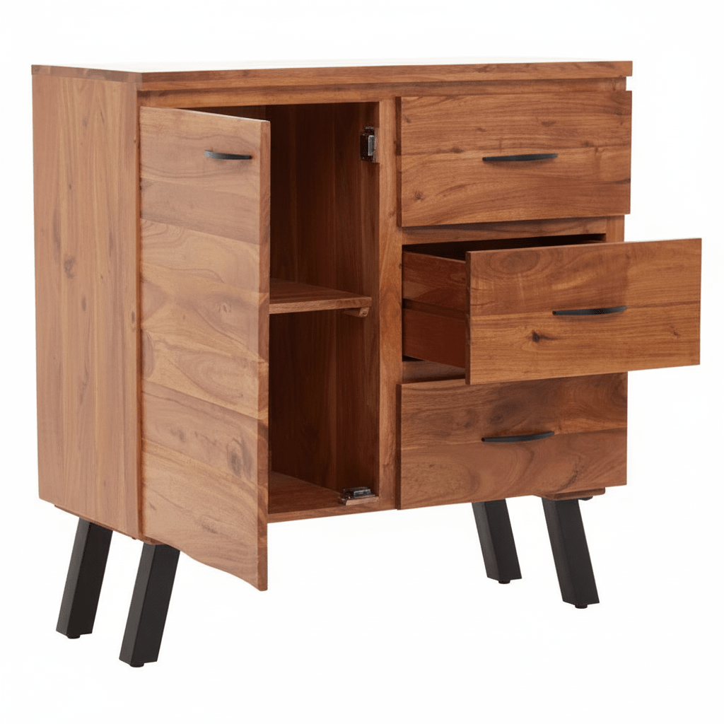 Nashik Small Acacia Sideboard